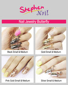 Nail Jewelry Butterfly (M-Silver)