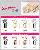 Nail Jewelry Clover (S-Gold)