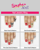 Nail Jewelry Wing (S-Silver)