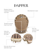 Dapper | Average/Large Men's Lace Front & Monofilament Crown Synthetic Wig by HIM