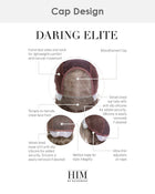 Daring Elite | Average/Large Men's Lace Front & Monofilament Top Synthetic Wig by HIM