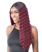 HD Lace Crimped Hair-3 in TTBurgundy