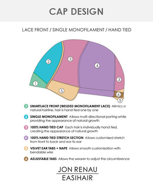 January Hand Tied (Exclusive) | Lace Front & Monofilament Synthetic Wig by Jon Renau