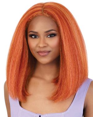 HBL 134Zoa | Lace Front Human Hair Blend Wig by Motown Tress