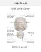 Posh Premiere | Lace Front & Monofilament Top Synthetic Wig by Raquel Welch