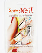 Nail Jewelry Triple Hearts (S-Black)